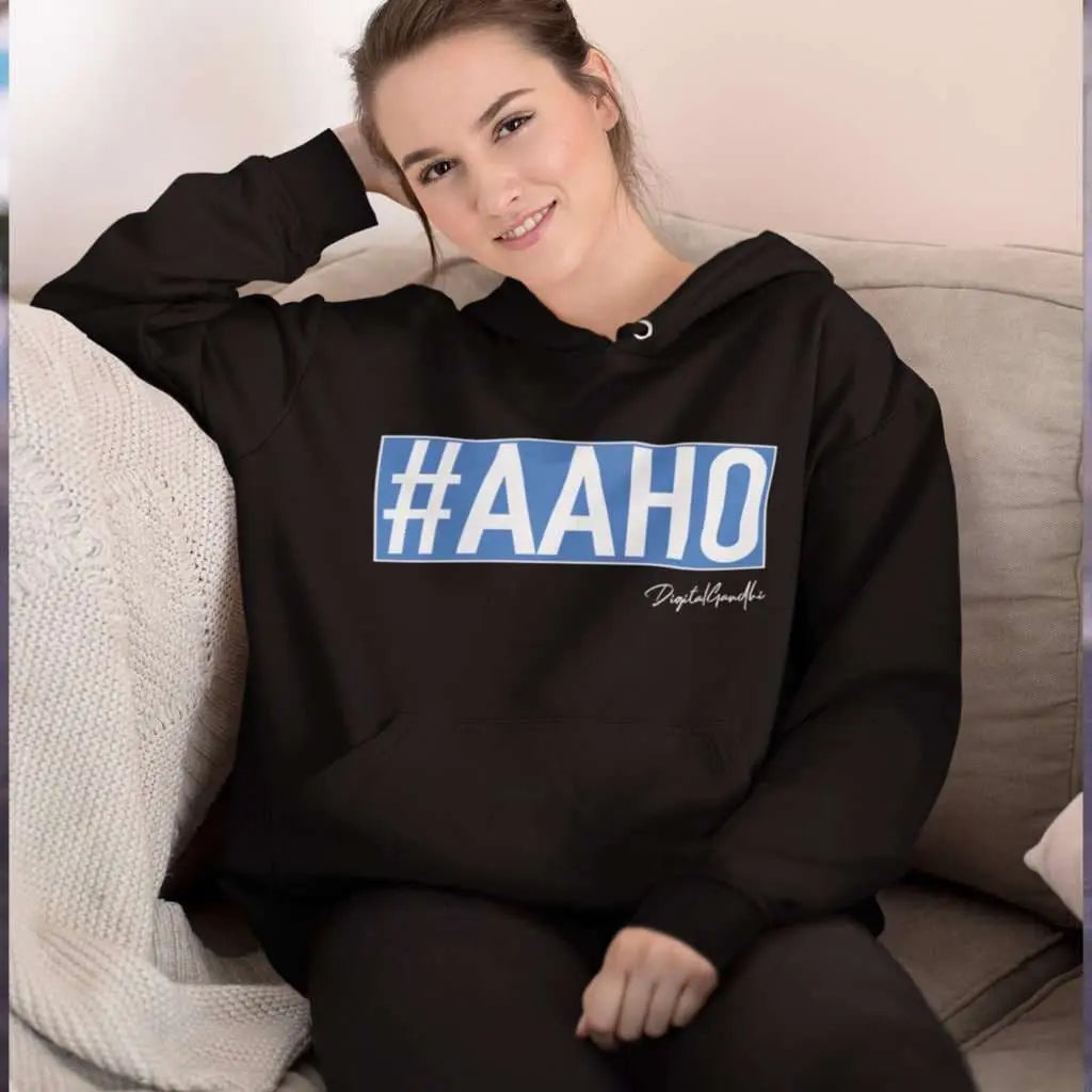 AAHO Hoodie by Digital Gandhi - goodnetwor - Hoodie - Printrove