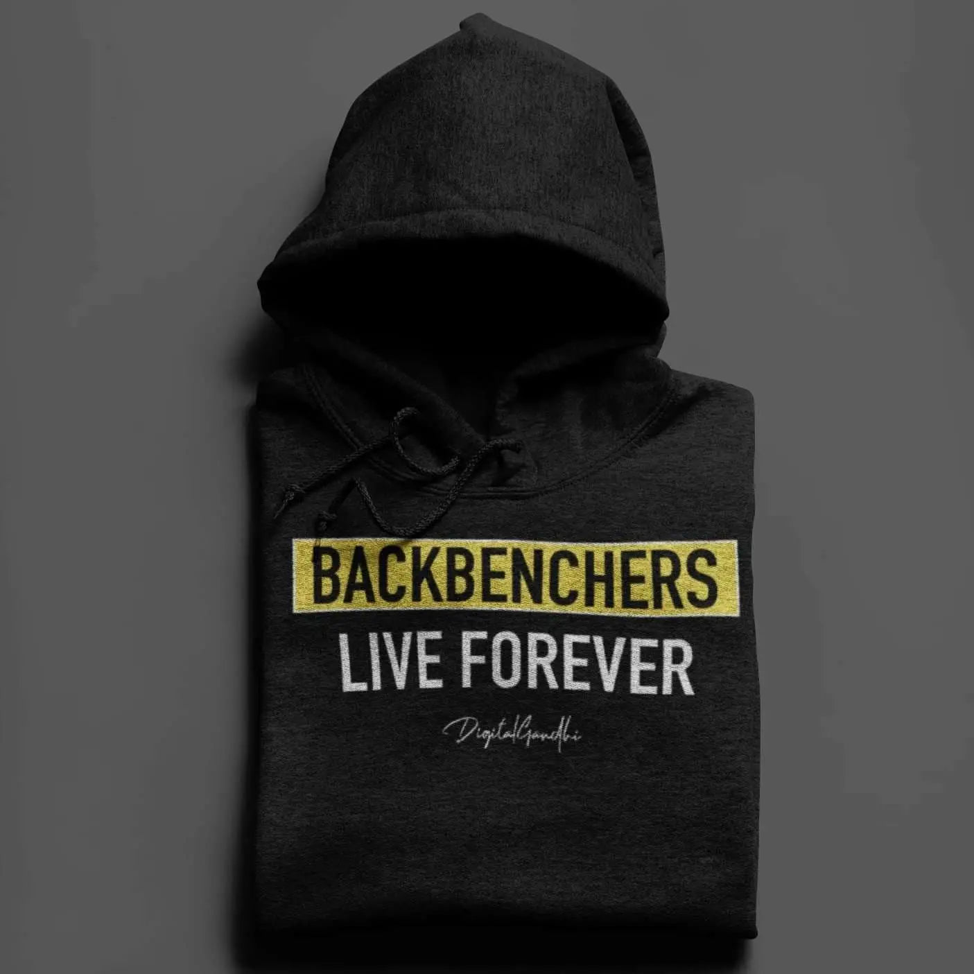 BACKBENCHERS Hoodie by Digital Gandhi - goodnetwor - Hoodie - Printrove