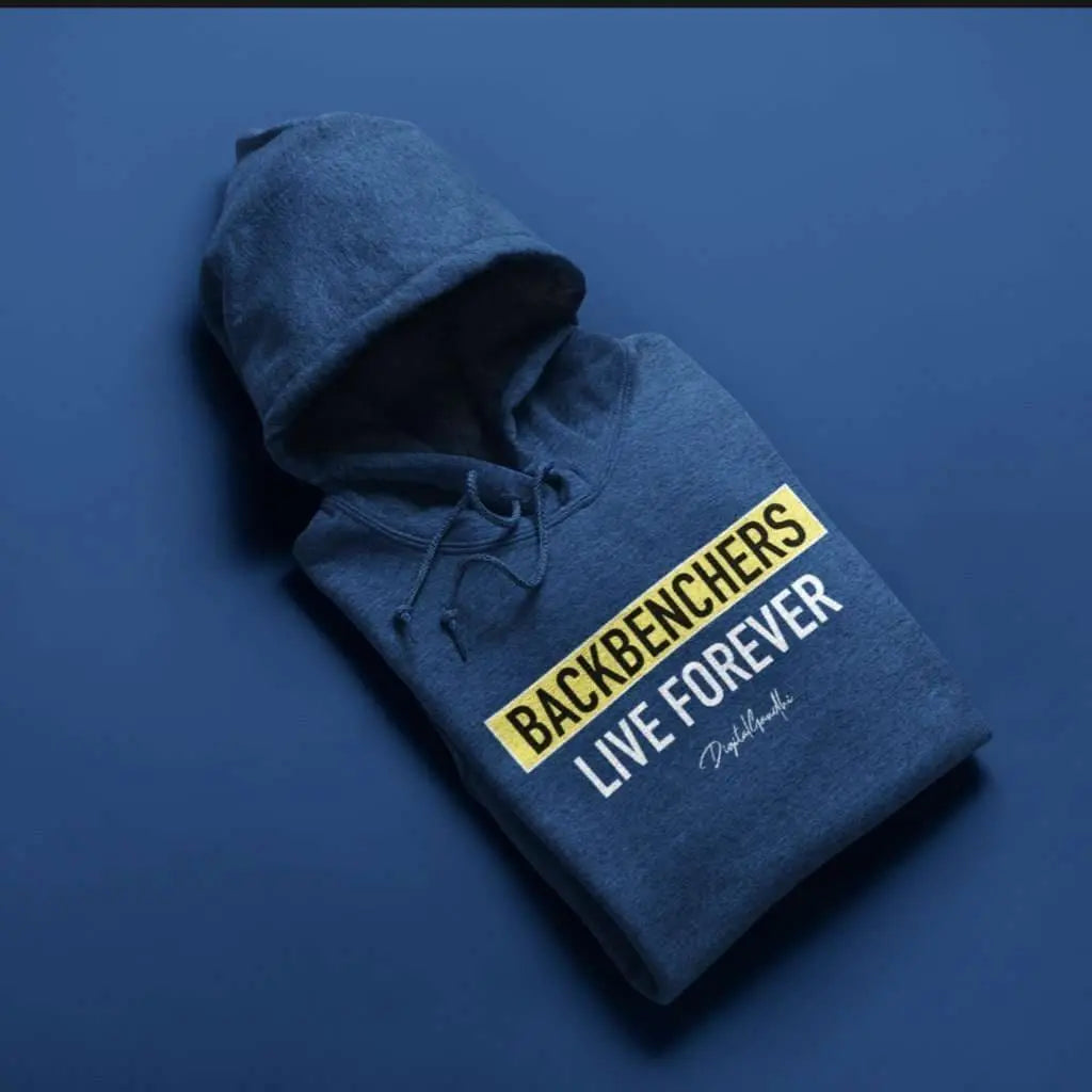 BACKBENCHERS Hoodie by Digital Gandhi - goodnetwor - Hoodie - Printrove