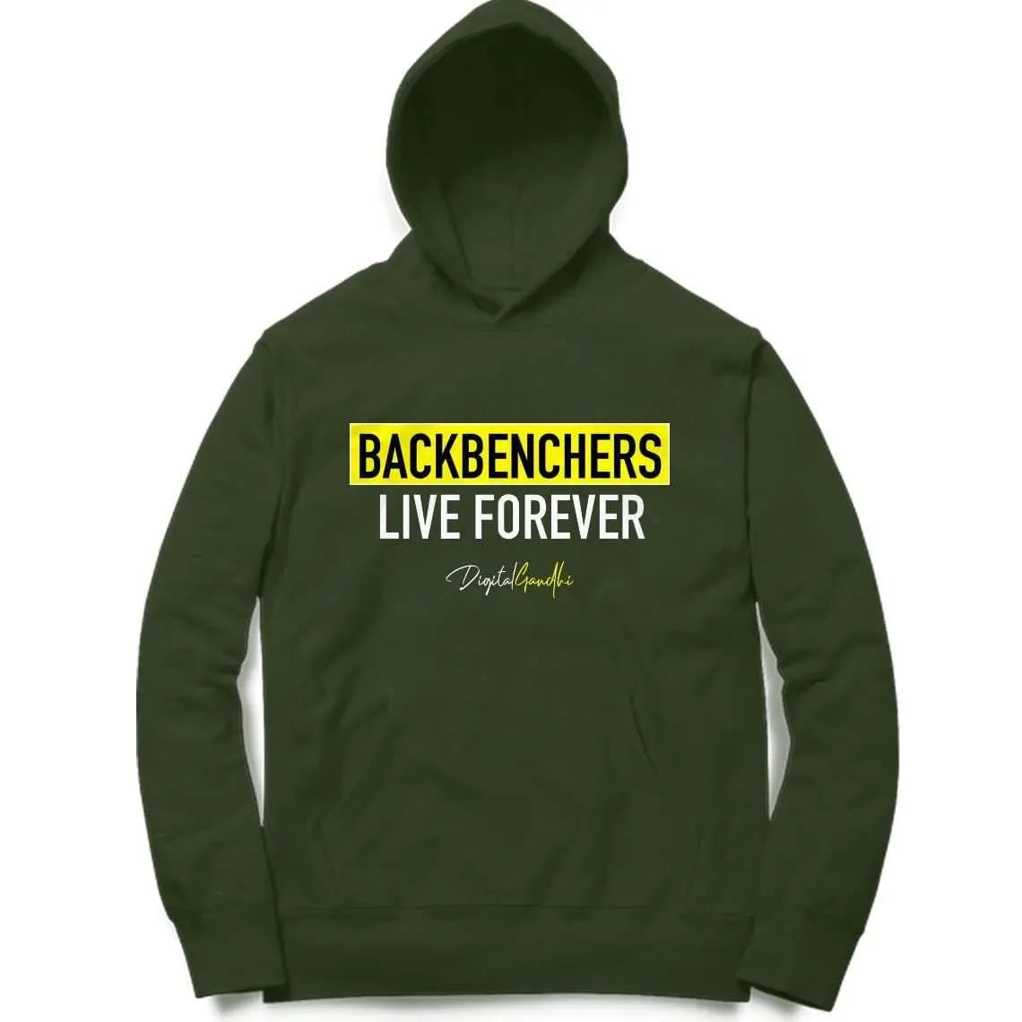 BACKBENCHERS Hoodie / Digital Gandhi - Good Network by Digital Gandhi Digital Gandhi ,