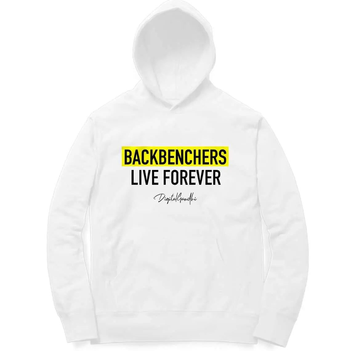 BACKBENCHERS Hoodie / Digital Gandhi Printrove