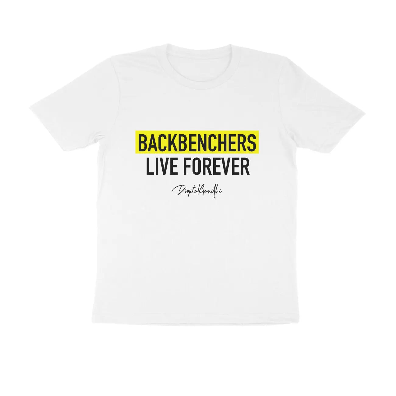 BackBenchers T-shirt / Digital Gandhi Printrove