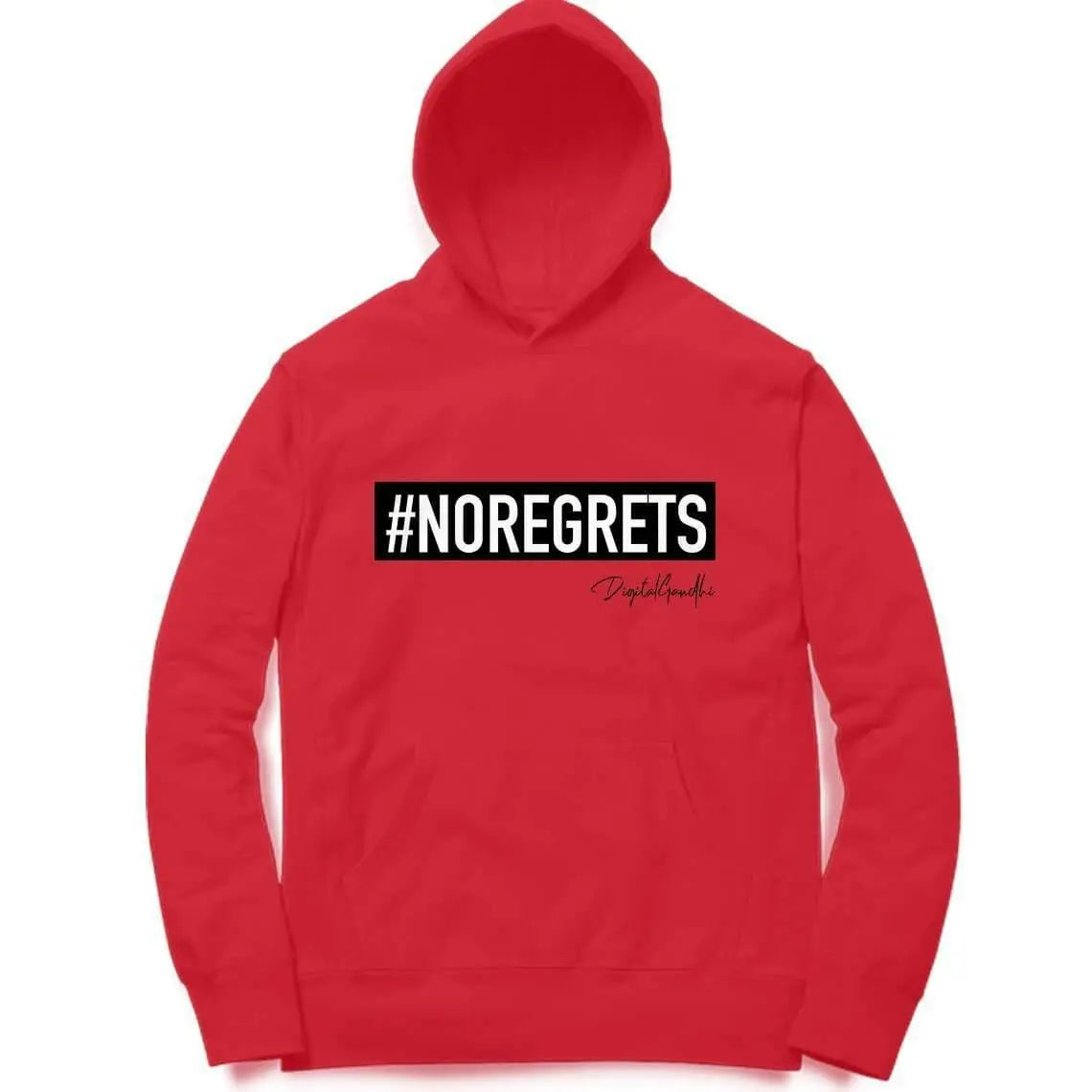 NO REGRETS Hoodie / Digital Gandhi - Good Network by Digital Gandhi Digital Gandhi ,