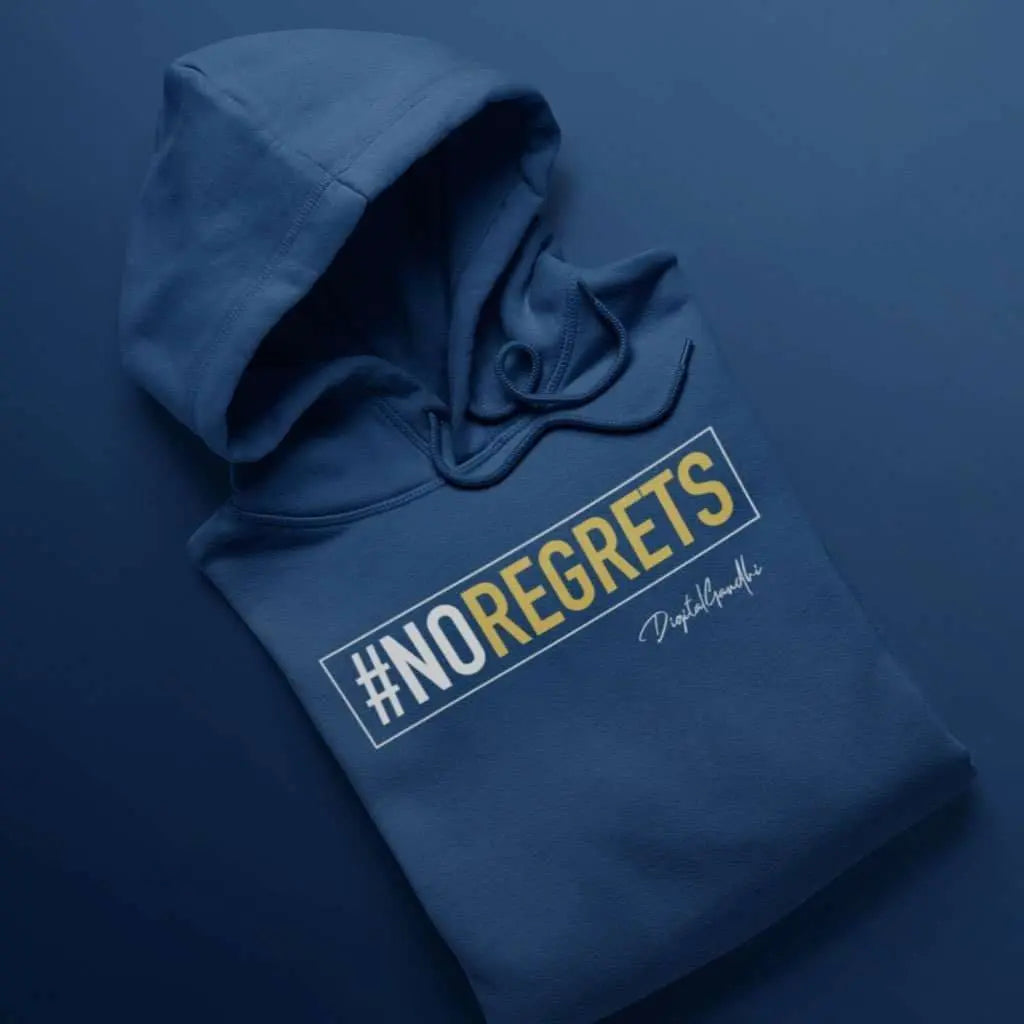 NO REGRETS Hoodie - goodnetwor - Hoodie - Printrove