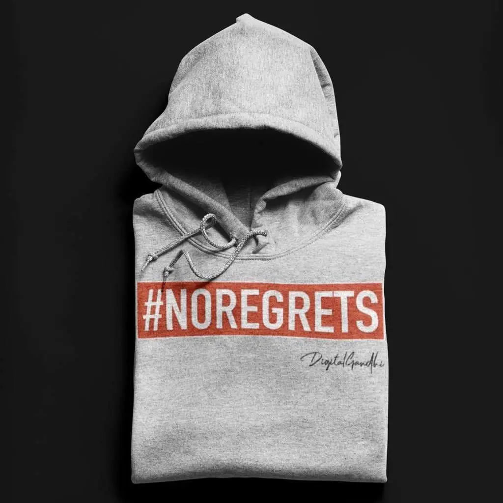 NO REGRETS Hoodie - goodnetwor - Hoodie - Printrove