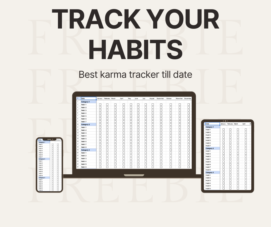 Habit Tracker Good Network by Digital Gandhi
