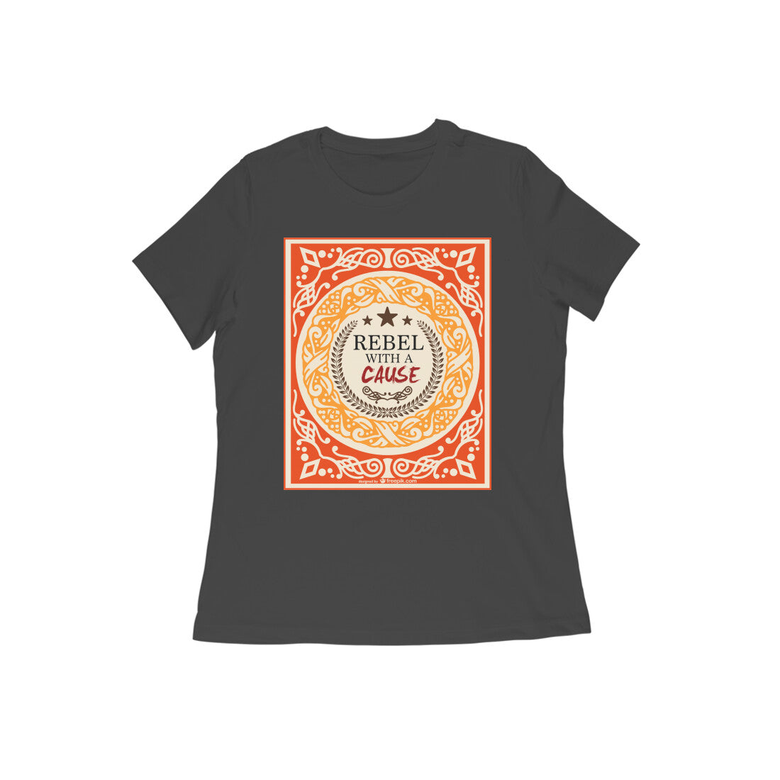 Rebel T Shirt for Women / Digital Gandhi Printrove