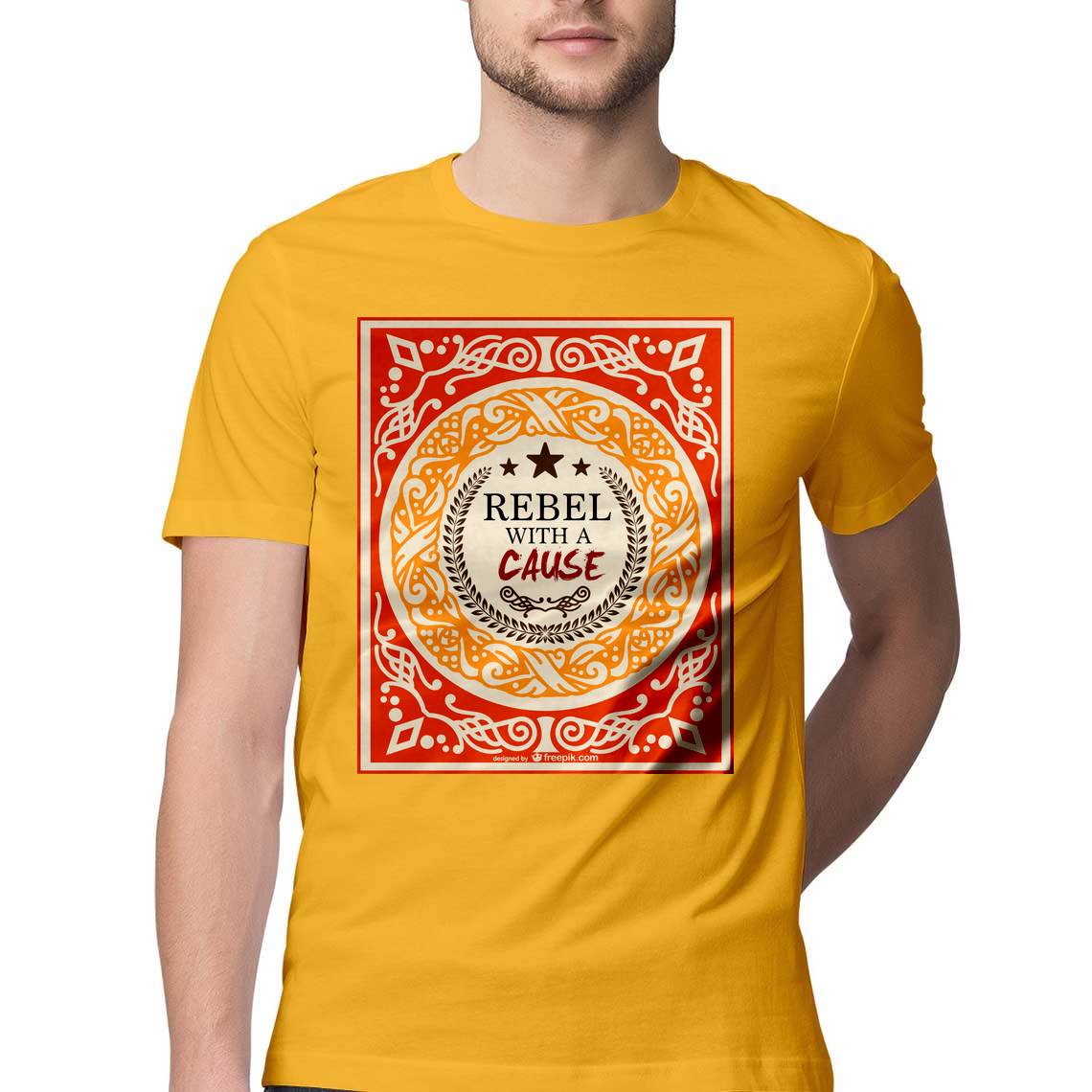 Rebel T Shirt for Men / Digital Gandhi Printrove