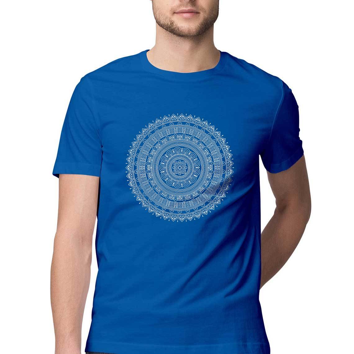 Mandala T shirt for Men by Digital Gandhi Printrove