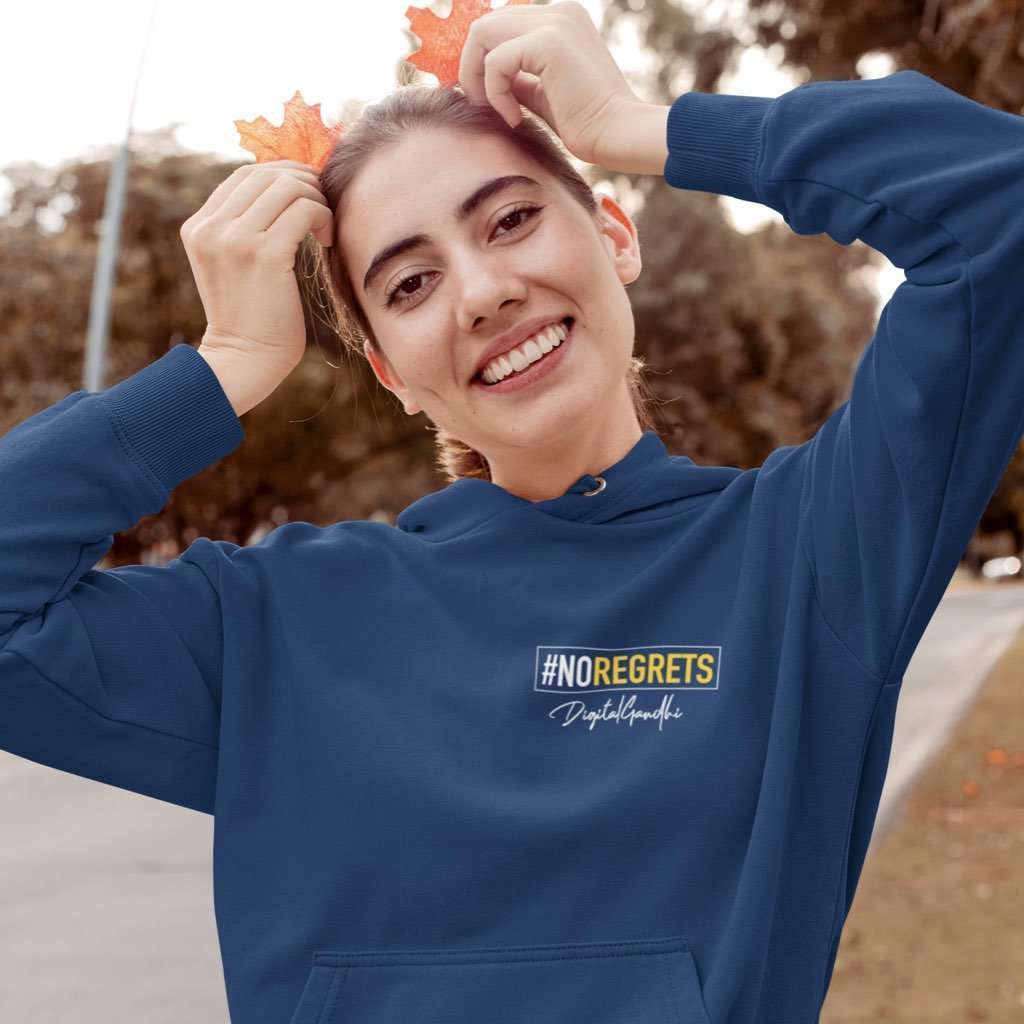 No Regrets Special Hoodie / Digital Gandhi - Good Network by Digital Gandhi Digital Gandhi ,
