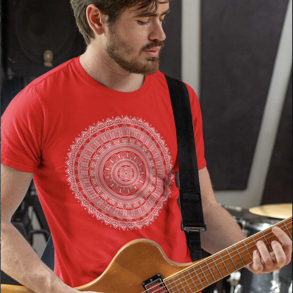 Mandala Men's Tshirt / Digital Gandhi Printrove
