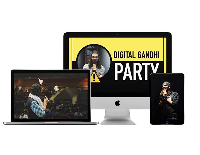 Full digital Gandhi party 
Digital...