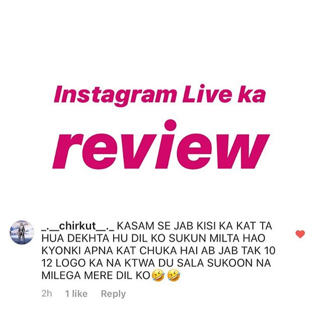 Digital Gandhi Instagram live review...