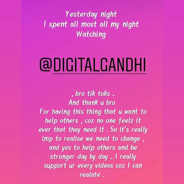 Review love it 
Digital Gandhi...