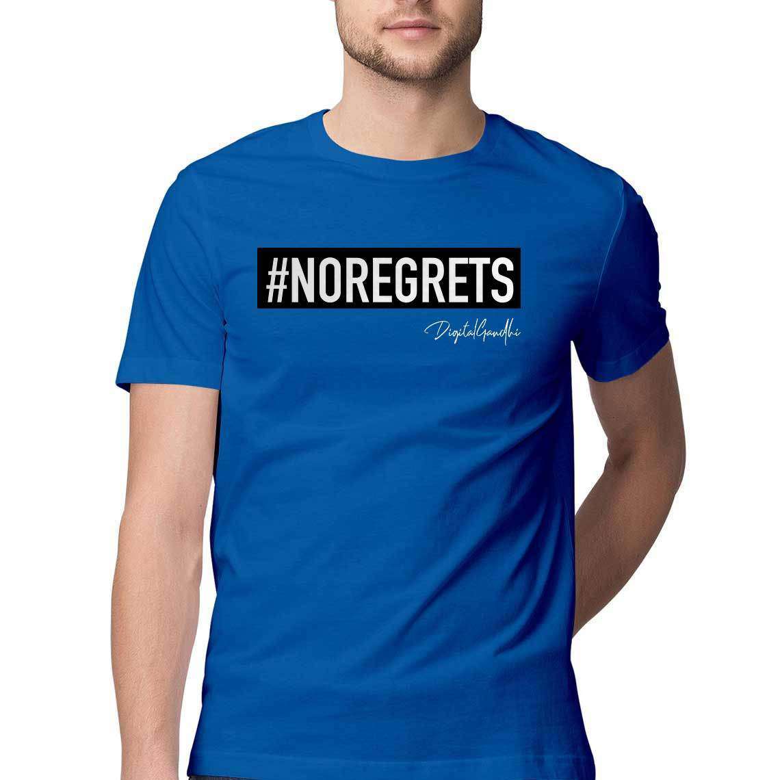 No Regrets T Shirt for MEN by Digital Gandhi - goodnetwor - Clothing - Printrove