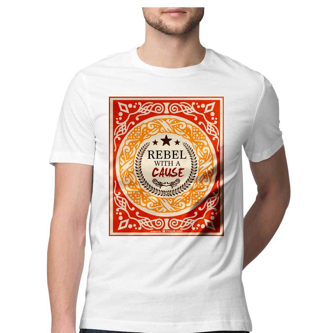 Rebel T Shirt for Men / Digital Gandhi Printrove