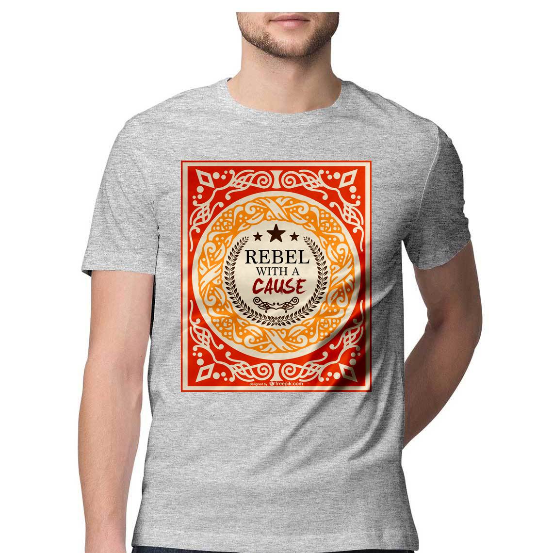 Rebel T Shirt for Men / Digital Gandhi Printrove