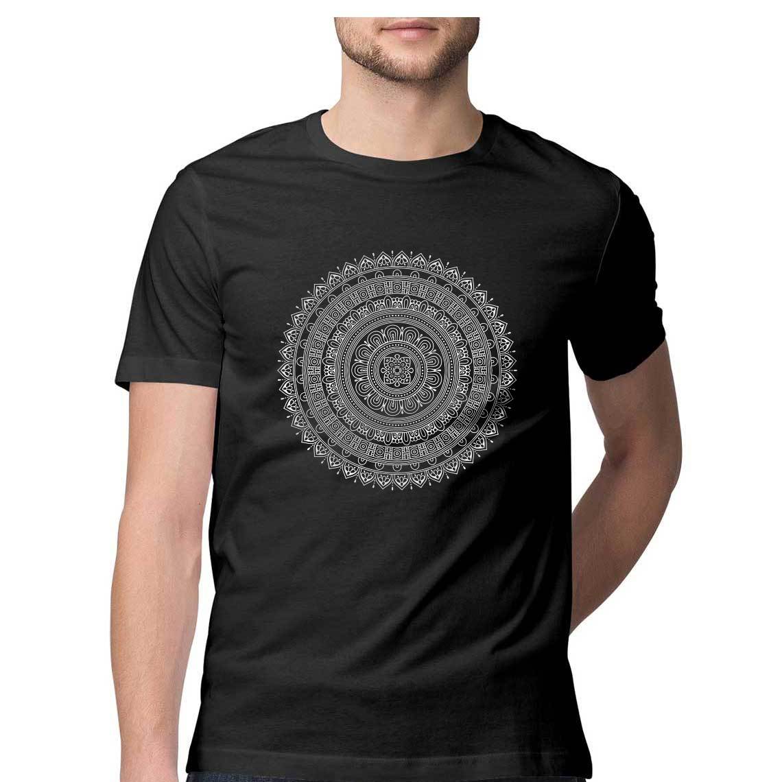 Mandala T shirt for Men by Digital Gandhi Printrove