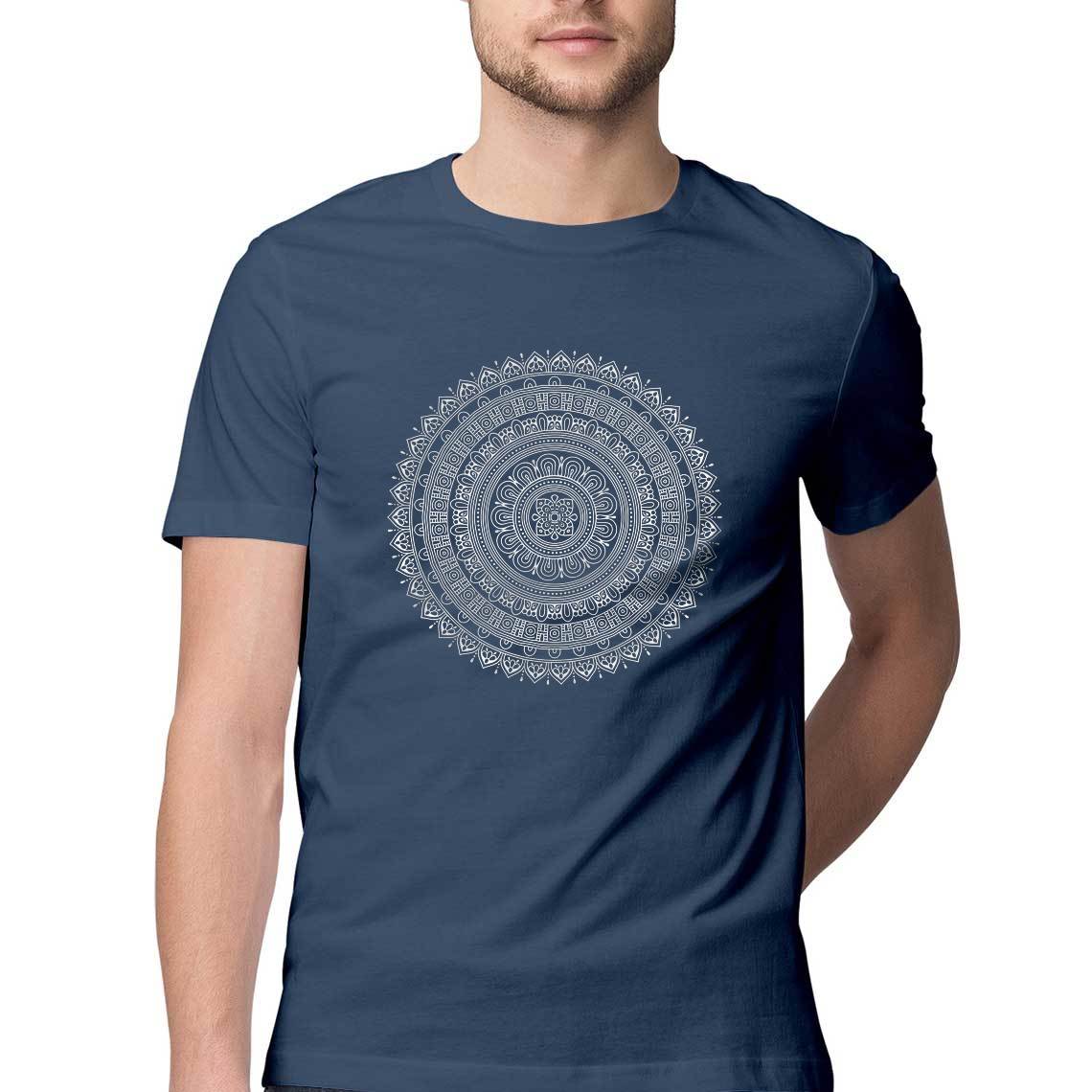 Mandala T shirt for Men by Digital Gandhi Printrove